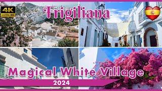 Frigiliana 2024: Breathtaking White Mountain Village Views Andalusia SPAIN [4K]