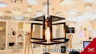 Lustre Pendente para Sala ou Quarto  - Infinity  - Hunter Trade