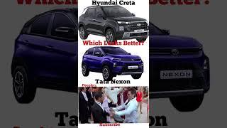 tata nexon vs hyundai creta || nexon vs creta || creta facelift vs nexon facelift #trending