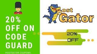 Hostgator Coupon Code | 20% Off On Code Guard | Hostgator