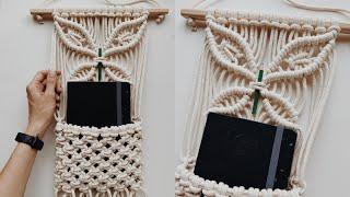 DIY: Tutorial Macrame Pocket BUTTERFLY