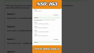 NS0-163 Exam Questions & Practice Tests - Free Download