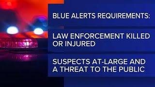 What is a Blue Alert?