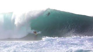 Surfing and Bodyboarding HEAVY Pipeline // Ben Player, Kuko Font & More