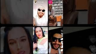 Instagram Live 9k Tau V/S Sana ji with Sintta Satta Billa mor funny video haryanvi live sang