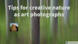 Tips for creative nature as art photographs | With Øyvind Martinsen