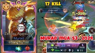 Trang Bị Murad Mùa S3 - 2024 Vs Màn Múa 17 Kill Rank Đầu Mùa Cực Căng - Top Murad