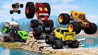 Monster Trucks Mud Battle #33 - Beamng drive