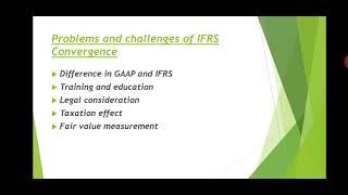 II MCom IFRS-Convergence of IFRS and Ind AS