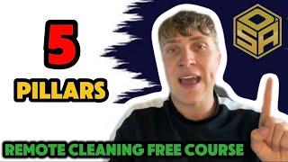 Remote cleaning business and drop servicing model explained (free course)