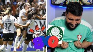 REACT REAÇÕES CORINTHIANS 8X0 PALMEIRAS- BRABAS HUMILHAM PALESTRINAS