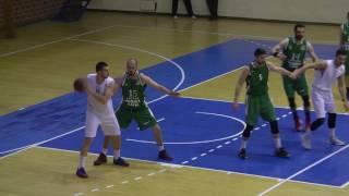 KKStrumica- KKPelister MilosAndrejevic No.5 Shirt Green 16 points 13 rebounds