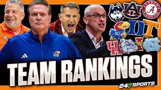 Way-Too-Early Top 10 College Basketball Teams  | Alabama, Auburn, Duke, Kansas, UConn