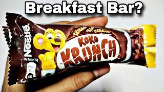 Nestlé KOKO Krunch Cereal Bar With Milk| Good Breakfast For Kids? | Cereal & Milk Bar From Nestlé