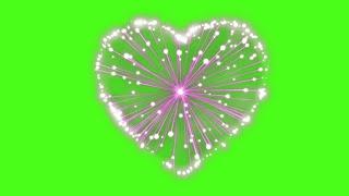 Neon Heart Green Screen | Neon Animation Green Screen | Chrome Key | Green Screen | Neon