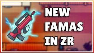 NEW! Famas & Gift Launcher } ZombsRoyale