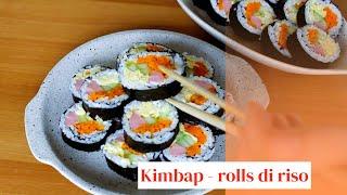 Kimbap ricetta (Sushi coreano) DOVETE PROVARE
