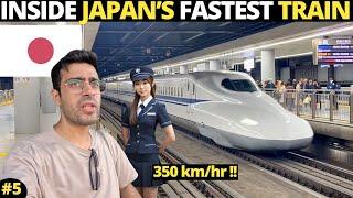 FASTEST Train ride in JAPAN  500+kms in 2hours!! 