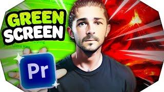 🟩 How to Remove Green Screen in Premiere Pro 2024 (For Beginners) 