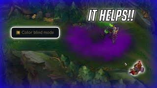 USE COLOR BLIND MODE!!! - Daily LoL Tips #Shorts