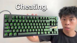 i tried Razer's new CHEATING keyboard...