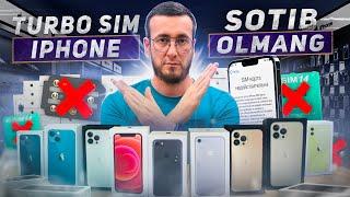 TURBO-SIM IPHONE SOTIB OLISHGA ARZIYDMI NIMAGA ARZON SOTILADI