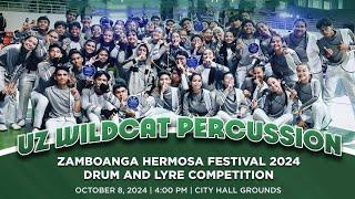 UZ WILDCATS PERCUSSIONS (OPEN CATEGORY) DRUM AND LYRE COMPETITION ( ZAMBOANGA HERMOSA FESTIVAL 2024)