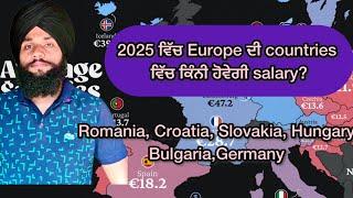 Europe countries 2025 salary/Croatia Romania Hungary Germany Slovakia @Parmhungary