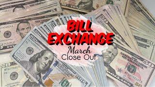 Monthly BILL EXCHANGE | Sinking Funds | March Monthly Closeout 2023