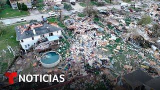 Reportan tornados en Kansas y Missouri y se calculan los daños en otros estados | Noticias Telemundo