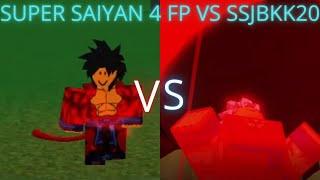 Super Saiyan 4 Full Power Goku VS (Before Tournament Of Power) Super Saiyan Blue Kaioken x 20 Goku