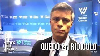 Periodista dejó en ridículo a Leopoldo López por decir que Guaidó era un perseguido de la dictadura