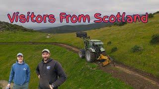 Visit from Crawfords Farm | Flystrike is here | Grading hill tracks