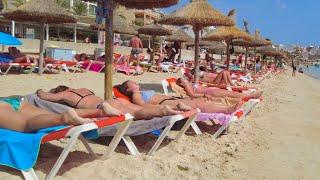 Beach walk | Mallorca, Spain | Playa S'Arenal   ️ #beach #travel #summer