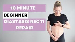 Diastasis Recti Repair Workout - BEGINNER - heal + strengthen your core postpartum