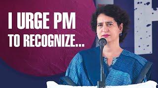 Landslide Victims Deserve Fair Compensation and Relief | Kalpetta | Wayanad | Priyanka Gandhi