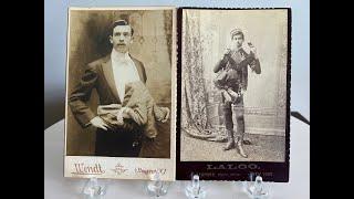 19th Century Sideshow Star Cabinet Photographs, Laloo, Jean Liberra & Their Parasitic Twins / Freaks