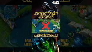 ARGUS BASIC COMBO TUTORIAL #mlbb #mobilelegends #tutorial #shorts