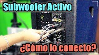 Tutorial: Subwoofer y bocinas activas - ¿Cómo conectarlas entre sí?