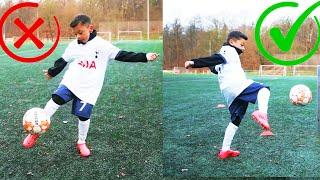 7-Year-Old Perfecting Ball Mastery | Football Training