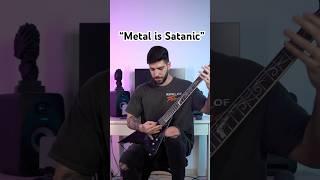“Metal is satanic”… #metal #guitar #systemofadown