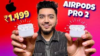 Apple Airpords Pro 2 ₹1,499 with ANC & wireless charging Master clone Airpords Pro 2