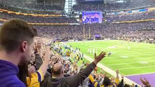 Colts vs Vikings Skol Chant - Start of overtime (LOUD)