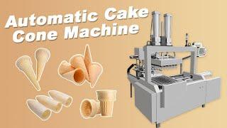 Automatic Cake Cone Machine|Automatic Wafer Cup Making Machine|Edible Coffee Cup Machine|Wafer Cone