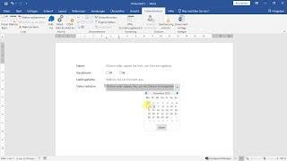 Formulare in Word: Formularfelder zum Ausfüllen erstellen – Word-Tutorial