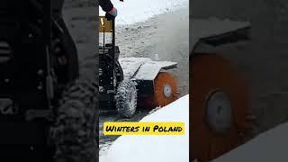 Life During Winters in Europe #poland #shorts #ytshorts #europe