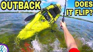 Newer Hobie Outback CRAZY Stability Test DOES IT FLIP