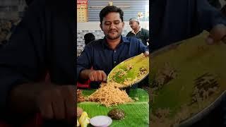 Best Chicken Biryani Eating Challenge in Nellore | Prawns Fry | Hotel Reshma #shorts #foodie #food