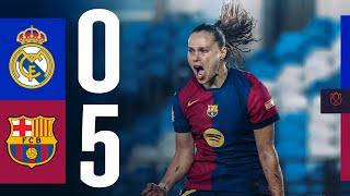 HIGHLIGHTS I REAL MADRID 0 vs 5 FC BARCELONA | COPA DE LA REINA 