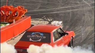 EMPHYSEMA burnout car Dragway at the Bend EPIC tyre-slashing skids 6/7/24